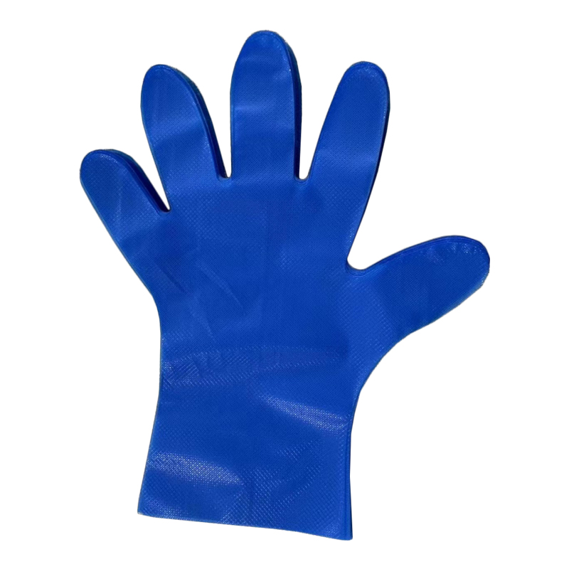 ถุงมือกันสารเคมี สีฟ้า TPE (ลายเพชร) ถุงมือกันสารเคมี สีฟ้า TPE (ลายเพชร)